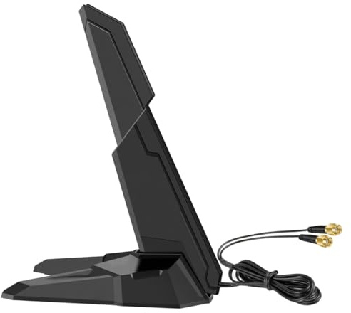 WiFi 6E WiFi 7 Tri-Band Performance RP-SMA Connector Antenna for MSI MAG B550/ B550M-VC/ B550M PRO-VDH/MAG B650/ PRO B650M-A/ B760/ PRO B760-P/MAG B760M/ Z790/ PRO Z790-A MAX Gaming Motherboard