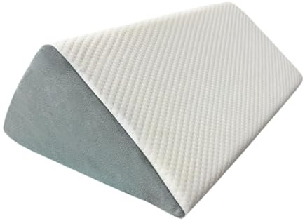 MagiDeal Almohada Triangular para Rodillas, Ideal para Dormir Boca Arriba y Apoyo para Las Rodillas, Ligera y con Forma de cuña para piernas, Ideal para