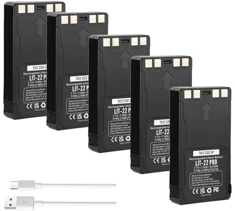 SCESMIA LIT-22 - Batería de litio recargable para Flex-M Flex, G-36, Flex-S, Flex-Plus, serie Spypoint, 7000 mAh, incluye cable tipo C