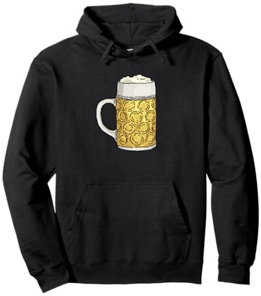 Verre de bière mousseuse – Oktoberfest – Bière – Fête – Amusant Sweat à Capuche