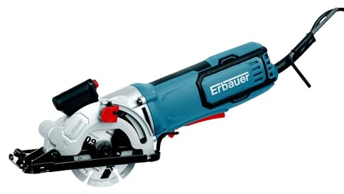 Erbauer Mini-Scie Circulaire EMCS650 650W 27 mm avec Lame de 85 mm