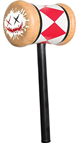 Rubies Martello Harley Quinn per Adulti, Accessori per Costumi, Complemento, Taglia Unica, Ufficiale DC Comics Suicide Squad per Halloween, Cosplay e Feste