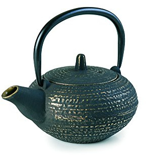IBILI - Tetera hierro fundido Osaka, 0.32 litros, Interior esmaltado, Apto para inducción