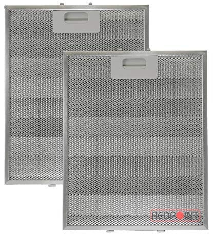 Kit 2 Stück Aluminium-Fettfilter Austauschfilter Dunstabzugshaube Für ELICA mm.260 x 320 x 9 mm