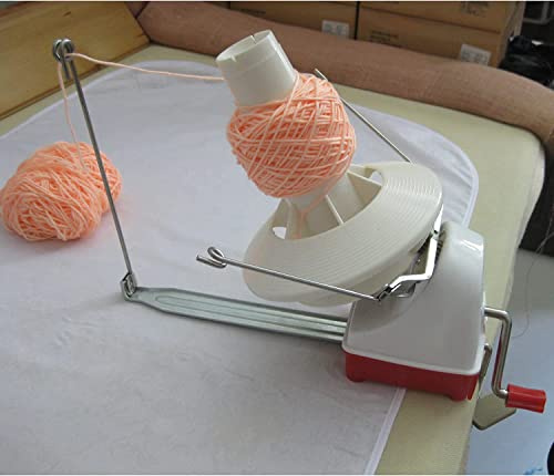 Yerdos Groß! Garnknäuel-Wickler, Schnurwickler, Garnspender, großes Fassungsvermögen, handbetrieben, 284 ml, Garnwickler, Strickgarn, Knäuelwickler, Strickwolle, Wicklerhalter
