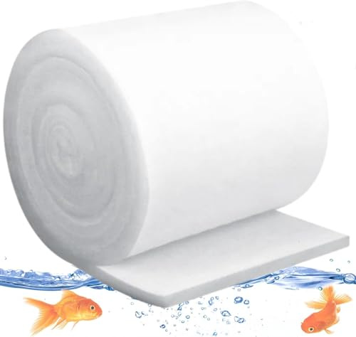 MUYYIKA Filtro per Acquario in Spugna 1M Filtro per Acquario in Maglia Filtro per Acquario a Fissaggio Spessore Biochimico Filtri per Acquario Schiuma Filtrante per Acquario Larghezza 20cm