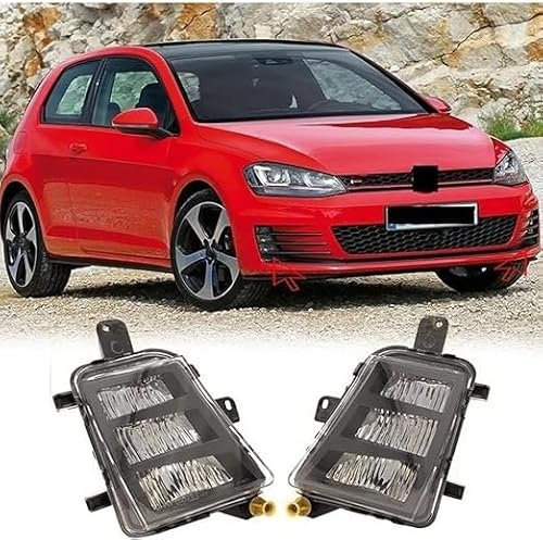 DLGJZS Auto Nebelscheinwerfer für Golf 7 A7 Mk7 Gtd 2013-2017 5g0941699 5g0941700,Ersatz Scheinwerfer Auto Beleuchtung Zubehör,Right
