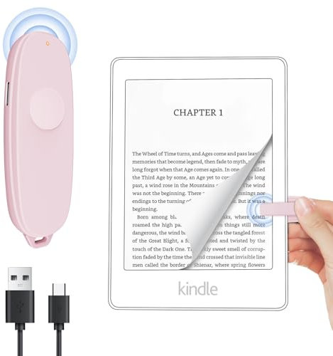 Remote Control for Kindle Paperwhite, Page Turner for Kindle, Remote Page Turner Accessories for Kindle Clip Clicker Page Turner for Kindle iPad Android