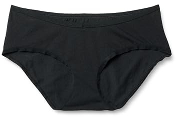 Amazon Essentials Braguitas Premamá, Estilos por Encima y por Debajo de la Barriga, Algodón y Microfibra Mujer, Paquete de 6, Negro, 46