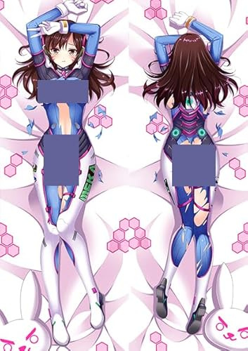 JNLIFT Anime Kissenbezug für Cute Girl,Anime Pillowcase Hochwertiges Full-Body Umarmungskissen Bezug,Body Kissenbezug Seitenschläferkissen Bezug,Shortplush-50x160CM