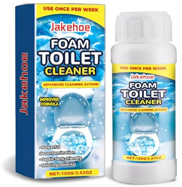 YUPZAR Mousse Nettoyante pour Canalisations 100g, Déboucheur de Tuyaux Extra Fort, Élimine les Obstructions et les Mauvaises Odeurs, Pour Évier, Douche et Salle de Bain