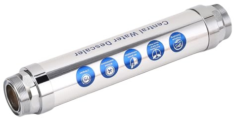 Luocute Descalcificador de Agua sin Sal, de Ablandador de Agua Magnético de Acero Inoxidable para Toda la Casa, con Imanes de Alta Resistencia para Lavavajillas de Ducha (1/2 pulgada (DN15))