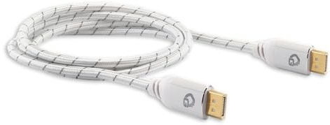 OEHLBACH GAMING DisplayPort 2.1 kabel 1,5 m – 80 Gbit/s UHBR20, 8K 240 Hz, 4K 540 Hz, HDR10, FreeSync, G-Sync, DSC, för avancerade spelare, streamer och skapare