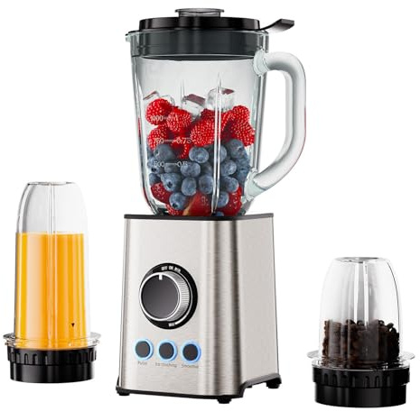 Vttui Molino doméstico multifunción automático, batidora, Robot de Cocina, picadora de Carne, procesador de Frutas y Verduras para Comida de bebé