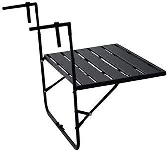 Hängbord, balkonghängbord, praktiskt hopfällbart datorbord, bardisk för hemmet, höjdjusterbart hopfällbart allroundbord (färg: B)