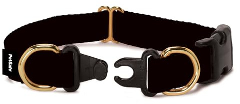 PetSafe KeepSafe Break-Away Collar 1 in Wide, Large, Black Prevent Collar Accidents for Your Dog or Puppy Improve Safety, Compatible with Leash Use, Adjustable Sizes