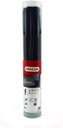 Oregon Hilo Cuadrado de Corte para Desbrozadora 2.75mm, Hierba, Maleza, Vegetación y más, Hilo de Nylon de Gran Resistencia, Compatible con la Mayoría de Modelos Estándar, 3.75mm x 42cm 200x (514820)