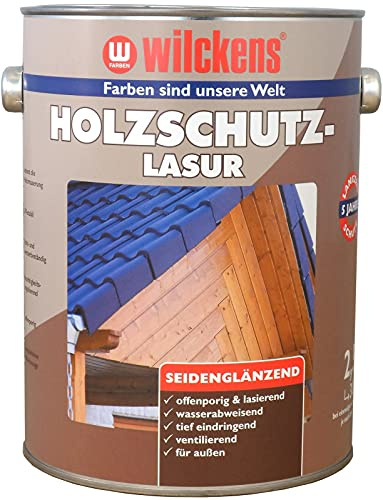 Wilckens Holzschutzlasur für Außen, 2,5 l, Kiefer