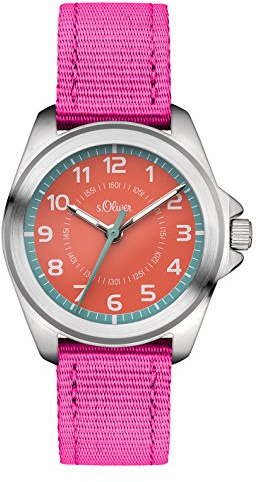 s.Oliver Unisex-Armbanduhr Analog Quarz Textil