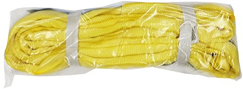 PLANETA B00310 Rundschlingen nach DIN EN 1492-2 mit Doppeltem Schutzschlauch, Polyester, 3 kg Tragfähigkeit, 10 m Umfanglänge, Gelb
