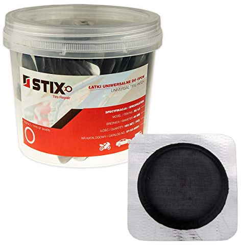 Stix 150x Reifenflicken 40 mm Gummi für Diagonal- und Radialreifen