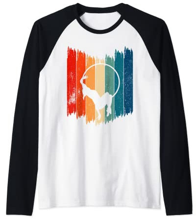 Vintage Aerial Hoop Dancing Raglan