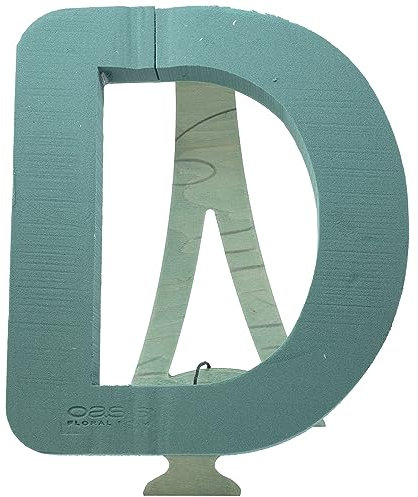 Flowerbox Oasis Steckschaum Bioline Buchstabe D 37cm Steckmasse Steckschwamm