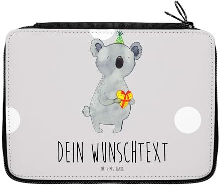 Mr. & Mrs. Panda Federmäppchen personalisiert Koala Geschenk - Personalisierte Geschenke, PersonalisierteS, Mäppchen, Stiftebox, Party, mit Namen, Federmappe, Geburtstag