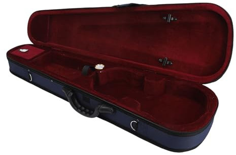 Geigenkasten, Geigenkoffer, Sichere Befestigung für den Außenbereich (Rotes Futter)