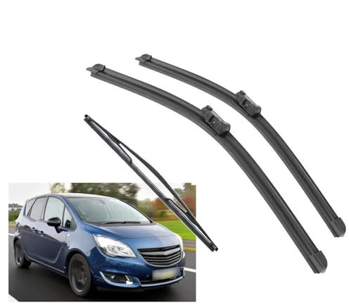 Car Front Rear Wiper Blades Windshield Windscreen Window Cutter Accessories For Opel For Meriva B 2010-2017 Windshield Wiper