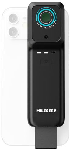 MiLESEEY TP2 Wärmebildkamera für Smartphones, Wärmebildkamera mit 256 x 192 IR-Auflösung für iOS und Android, -4 °F ~ 1022 °F Temperaturbereich, 40 Mk Thermische Empfindlichkeit