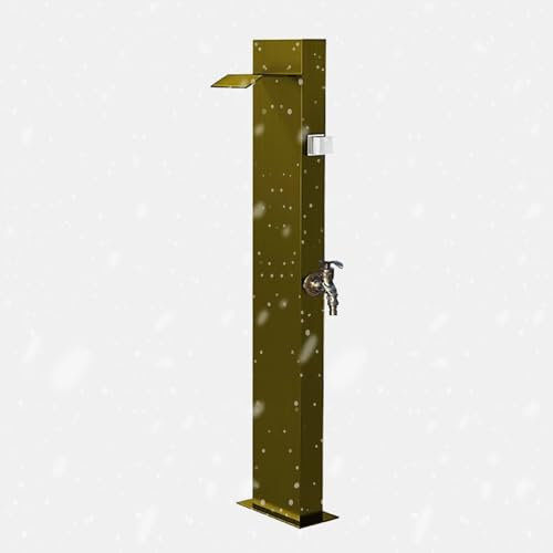 Colonna Acqua Giardino da Esterno, Fontana da Giardino Moderna, Colonna per Rubinetto da Cortile con Accessori di Montaggio, Irrigazione/Lavaggio del Cortile(Bronze)