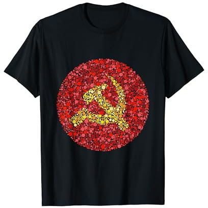 Bandiera sovietica comunista falce e martello Maglietta