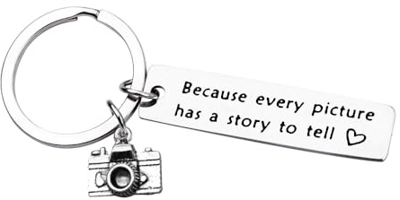 Guqqeuc Cadeau de photographie pour fille, fils, cadeau d'encouragement inspirant pour les amateurs de photographie, cadeau de photographie d'appareil photo, Parce que chaque image a une histoire à