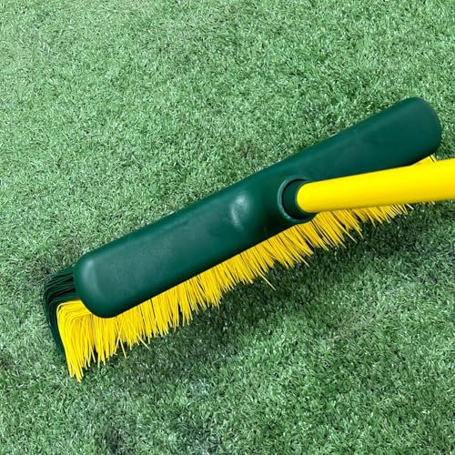 PLANTAWA Brosse Gazon Synthétique Extérieur sans Manche | Balai Nettoyeur pour Pelouse Synthétique | Brosse Manuelle Résistante pour Terrasse, Jardin et Balcon
