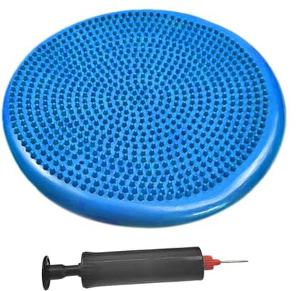 Schaukelkissen, Balancekissen | sensorisches Sitzkissen mit Pumpe, aufblasbare Balancescheibe, Rückentrainer, flexible Sitze für Grundklasse, Hunde, Büro, sensori