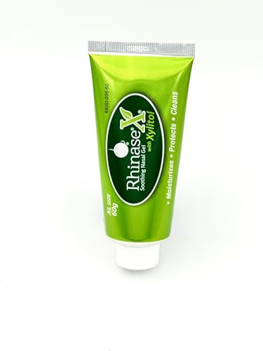 Rhinase X Nasal Gel | Long Lasting Symptom Relief from Nasal Dryness from Low Humidity and Allergy| Great for Travel Dryness Caused by Dry Nose. 60g