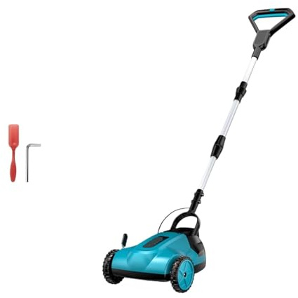 WAFOHSR Cortadora De CéSped EléCtrica Cortadora De Césped Eléctrica Sin Escobillas De 10 Pulgadas Y 46000 RPM, Inalámbrica, For Jardín, Paisajismo, Batería De 18 V FáCil De Usar(No Battery)