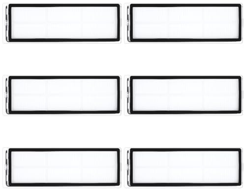 6 filtri HEPA di ricambio per Xiaomi X20+/X10+/H40/S40C, per Dreame L10s Ultra/L10 Ultra/L10 Prime/L10s PRO Gen 2/S10/S10 PRO/S20/S20 PRO/D10 Plus Gen2/D20 Pro Plus Accessori per aspirapolvere robot
