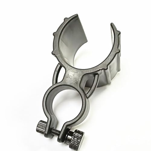 shrxy Metalldetektor Pinpointer Halter, Schnellinstallationsdesign für 19-22mm Rundstäbe, Schwarz