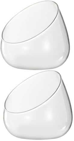 Ciieeo Pot de Micro-Paysage en Verre 2pcs Ouverture Biseautée, Décoratif et Facile à Suspendre pour Maison et Autres Occasions