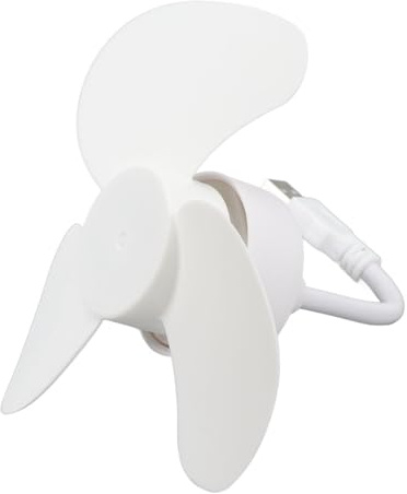 Baxnore Ventilador flexible USB ABS Cuello flexible Funcionamiento silencioso Mini ventilador de refrigeración Ventilador portátil alimentado por USB para oficina, hogar, viajes, b