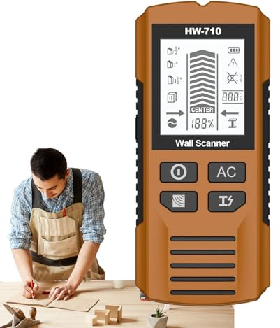 Pinpointer del rivelatore metallico, rilevatore metallico tenuto a mano | Display LCD portatile e rilevatore di metalli audio,Scanner di sicurezza ad alta sensibilità, strumento di ricerca per legno,