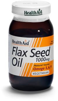 HealthAid Flaxseed Oil 1000mg - 60 Capsules