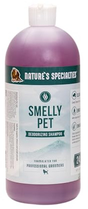 Nature's Specialties Smelly Pet Dog Shampoo for Pets, Natural Choice for Professional Groomers, Lasting Clean Smell, Made in USA, 32 oz
