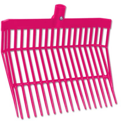 Waldhausen Horse Manure Fork Plastic pink
