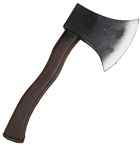 Bristol Novelty BA1095 Realistic Small Axe Toy for Men | 1 Piece | Black | 25 cm Fancy Dress, Multicolor, One Size