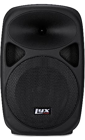 LyxPro SPA-8 Portable PA System 100-Watt (RMS Power) Active Speaker, Onboard Equalizer, Bluetooth, SD Card Slot, USB, MP3, XLR, 1/4, 3.5 mm AUX Input