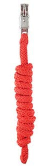 PFIFF 102267-10-200 Führstrick -Umo- mit Panikhaken Pferdeführstrick, rot