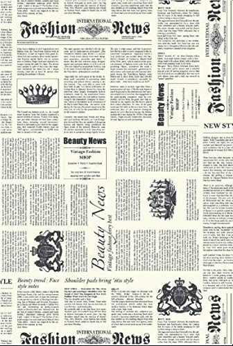 Décopatch Papier No. 770 Packung mit 20 Blätter (englische Zeitung, 395 x 298 mm, ideal für Ihre Papmachés)